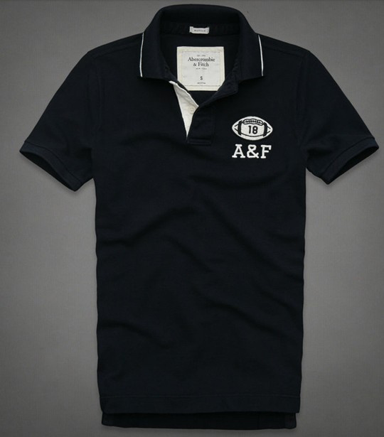 Abercrombie Fitch Hombres Polo Corto Remera AF7114